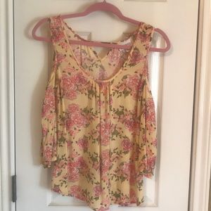 Summer peek-a-boo blouse